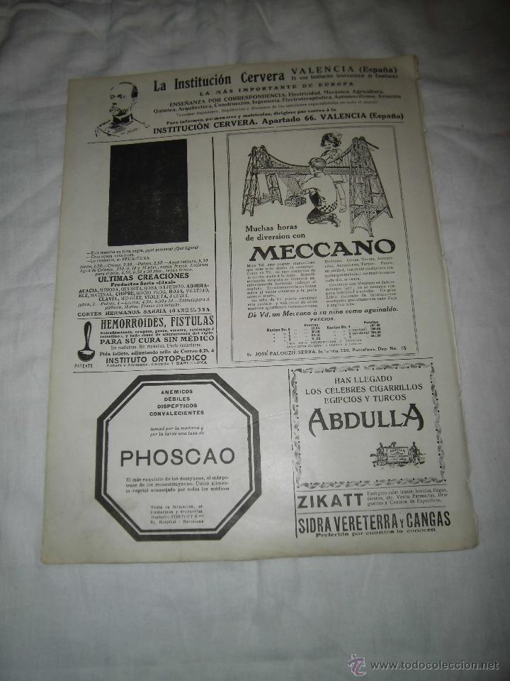 Coleccionismo de revistas y peri&oacute;dicos: LA INSTITUCION CERVERA VALENCIA/JOYEROS TRUST/CIGARRILLOS ABDULLA HOJA DE REVISTA NUEVO MUNDO 1921