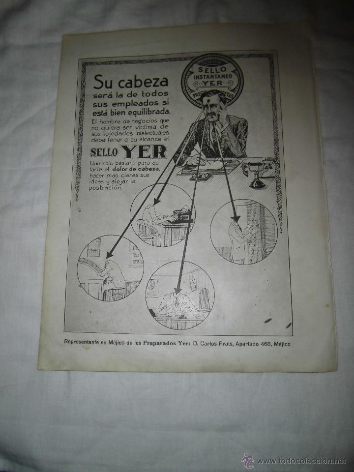 Coleccionismo de revistas y peri&oacute;dicos: PUBLICIDAD SELLO INSTANTANEO YER /JOYEROS TRUST HOJA DE REVISTA NUEVO MUNDO 1921