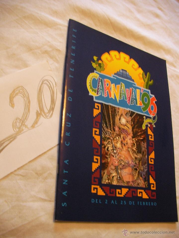 Collectionnisme de Revues et Journaux: ANTIGUO FOLLETO DEL CARNAVAL 96 SANTA CRUZ DE TENERIFE