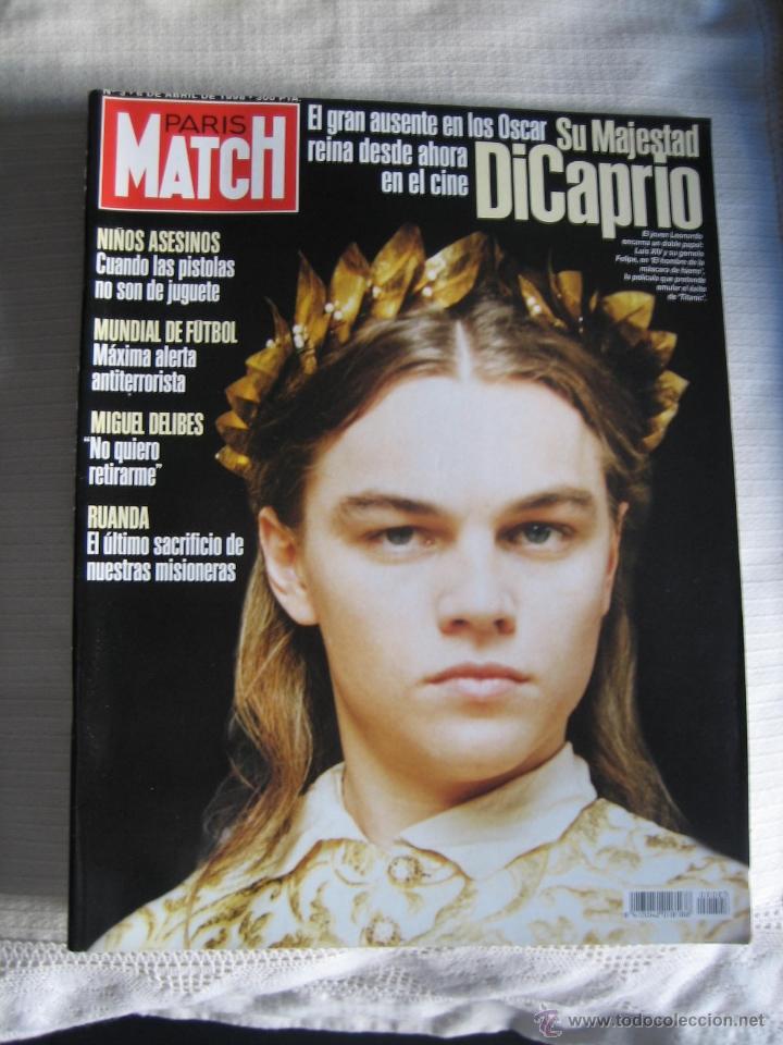 Collection Magazines and Newspapers: Revista Paris Match. 1998. Leonardo Di Caprio