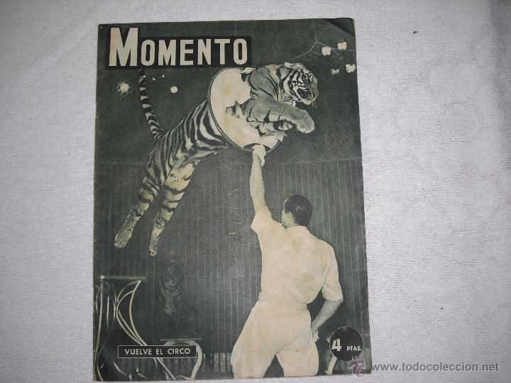 Collezionismo di Riviste e Giornali: MOMENTO. VUELVE EL CIRCO 1952 N&ordm; 85