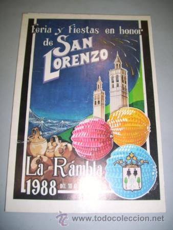 Collezionismo di Riviste e Giornali: PROGRAMA. FERIA Y FIESTAS : LA RAMBLA : AGOSTO 1988