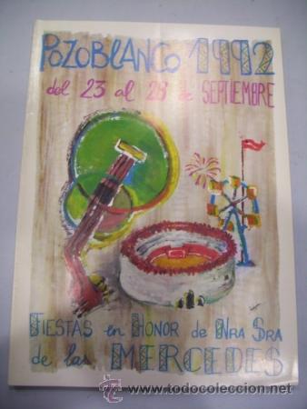 Sammeln von Zeitschriften und Zeitungen: PROGRAMA. FIESTAS : POZOBLANCO : SEPTIEMBRE 1992