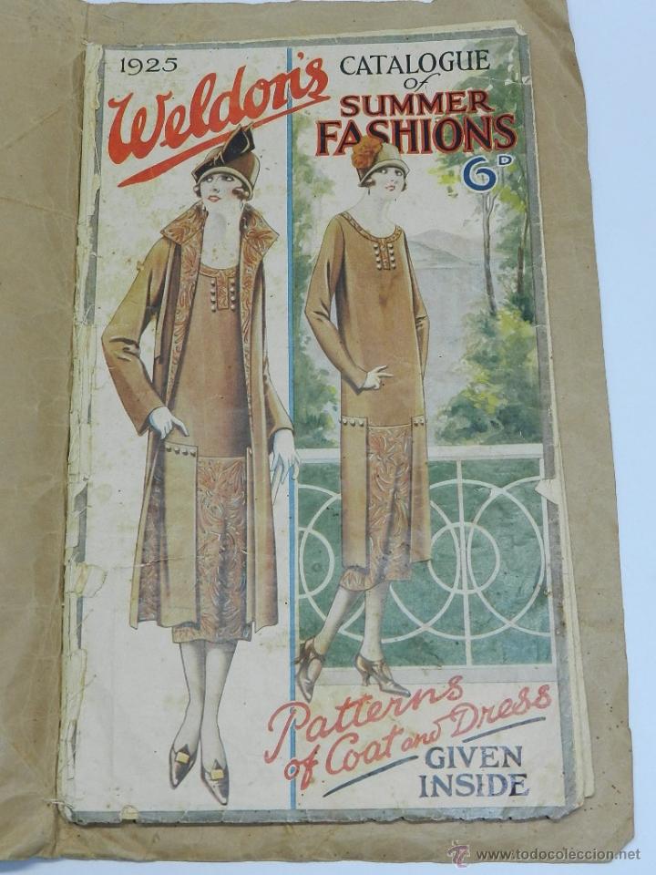Sammeln von Zeitschriften und Zeitungen: CATALOGO WELDONS VERANO 1925, MODA, CON 60 PAG. MIDE 30 X 17 CMS. CONTRAPORTADA CON FALTAS.