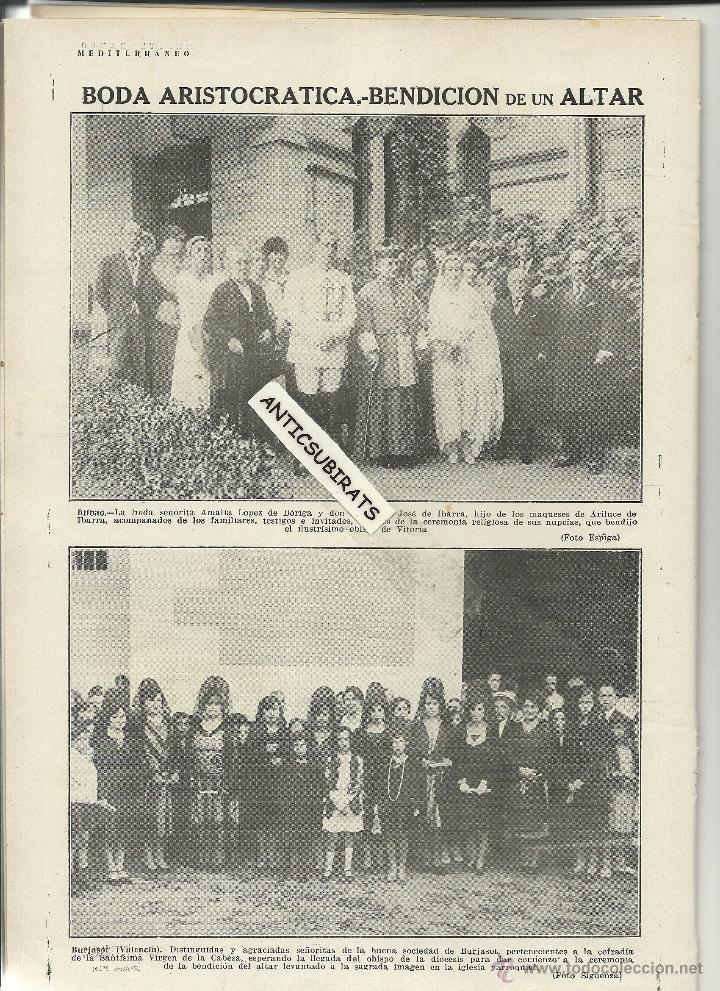 Coleccionismo de Revistas y Peri&oacute;dicos: REVISTA A&Ntilde;O 1928 RIA DE AROUSA AROSA COFRADIA DE LA SANTISIMA VIRGEN DE LA CABEZA BURJASOT BURJASSOT