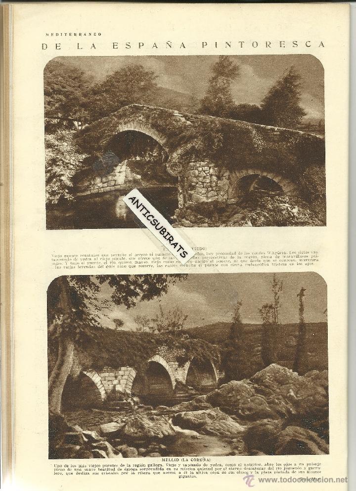 Collezionismo di Riviste e Giornali: REVISTA A&Ntilde;O 1928 PUENTE DE ENTRAGO OVIEDO MELLID LA CORU&Ntilde;A DUQUE DE MIRANDA ESPARRAGUERA PALLEJA