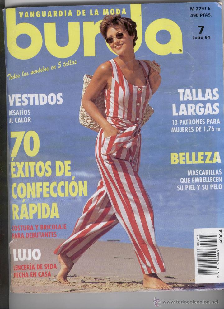 Collection Magazines and Newspapers: REVISTA BURDA - N&ordm; 794 - JULIO 1994. 70 &Eacute;XITOS DE CONFECCION RAPIDA. INCLUYE SUMPLEMENTO.