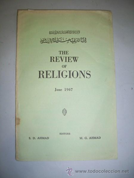 Colecionismo de Revistas e Jornais: THE REVIEW OF RELIGIONS : A monthly Magazine(...). Vol. LXI ; June, 1967 ; N&ordm; VI