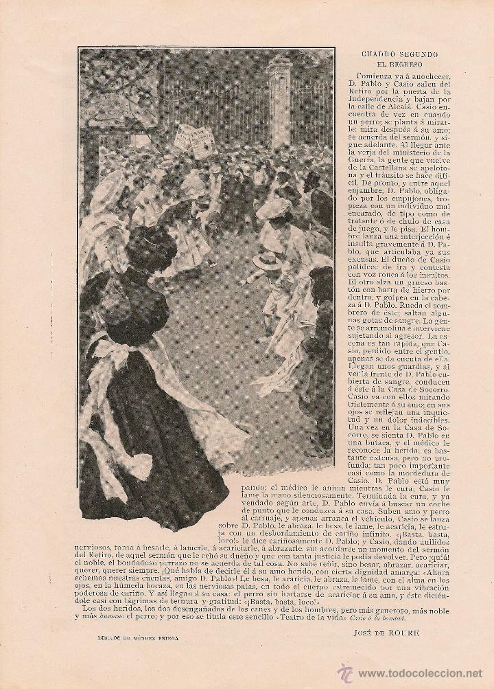 Collectionnisme de Revues et Journaux: Casio o la bondad / cuento de Jos&eacute; de Roure con dibujos de M&eacute;ndez Bringa - 1904