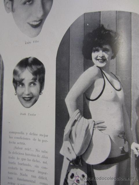 Coleccionismo de revistas y peri&oacute;dicos: * CINE * C&oacute;mo r&iacute;en las estrellas : Lupe V&eacute;lez, Clara Bow, Tuth Taylor, Gail Lloyd... - 1929