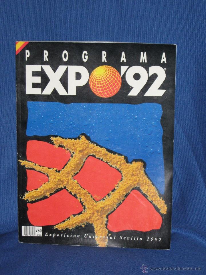 Coleccionismo de revistas y peri&oacute;dicos: PROGRAMA EXPO 92 - 192 PAGINAS - VER ADICIONALES