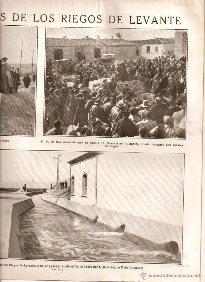 Sammeln von Zeitschriften und Zeitungen: A&Ntilde;O 1923 ACCIDENTE PILAR GARCIA VILLARREAL GUARDAMAR INAUGURACION RIEGOS DE LEVANTE SARGENTO BASALLO