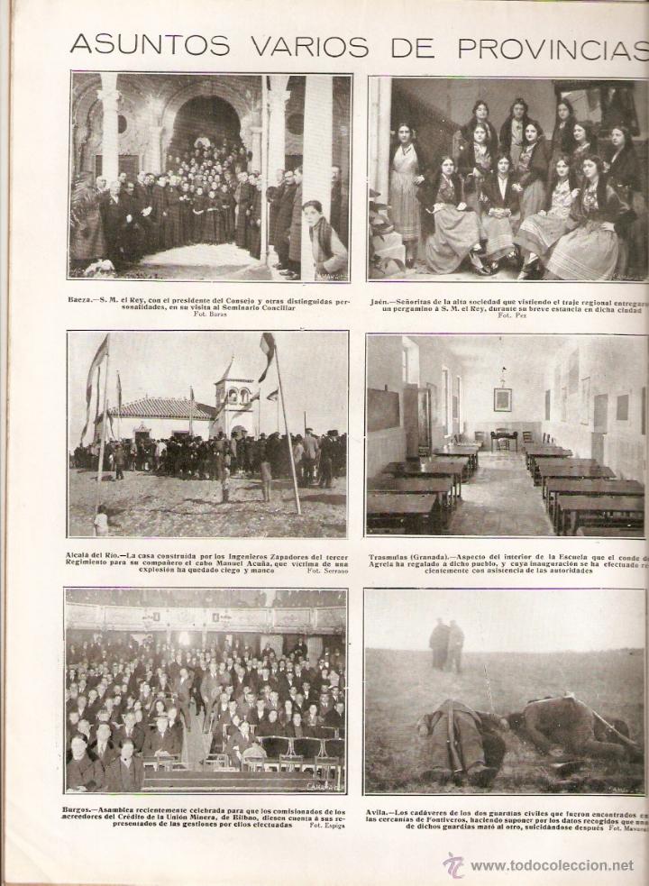 Collectionnisme de Revues et Journaux: A&Ntilde;O 1926 CRIMEN MOGA FERETRO TUTANKAMON ALCALA DEL RIO TRASMULAS GRANADA
