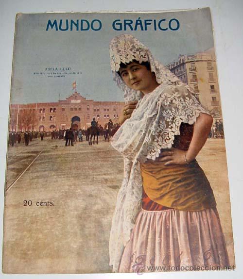 Coleccionismo de Revistas y Peri&oacute;dicos: ANTIGUA REVISTA - MUNDO GRAFICO N&ordm; 257 - SEPTIEMBRE 1916 - MUCHAS FOTOS DE ACTUALIDAD - BATALLA DE F