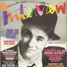 Coleccionismo de Revistas y Periódicos: REVISTA INTERVIEW - MARZO 1994. USA / JUST FOR LUCK