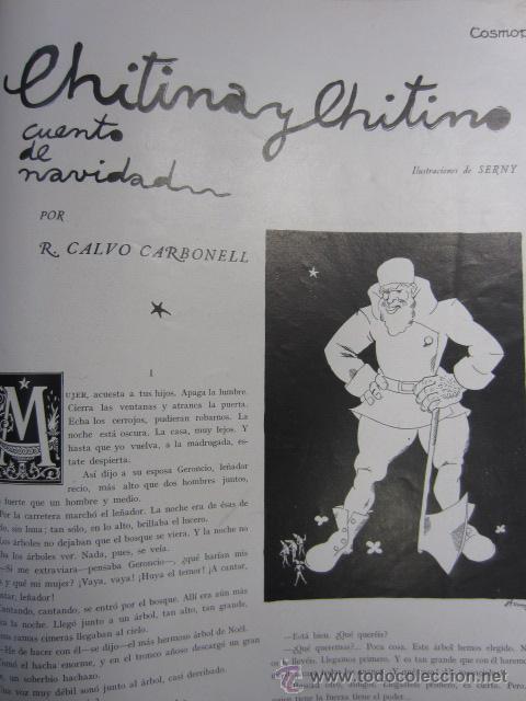 Coleccionismo de Revistas y Peri&oacute;dicos: Chitina y Chitino / cuento de Navidad por R. Calvo Carbonell, ilustraciones Serny  - 1929