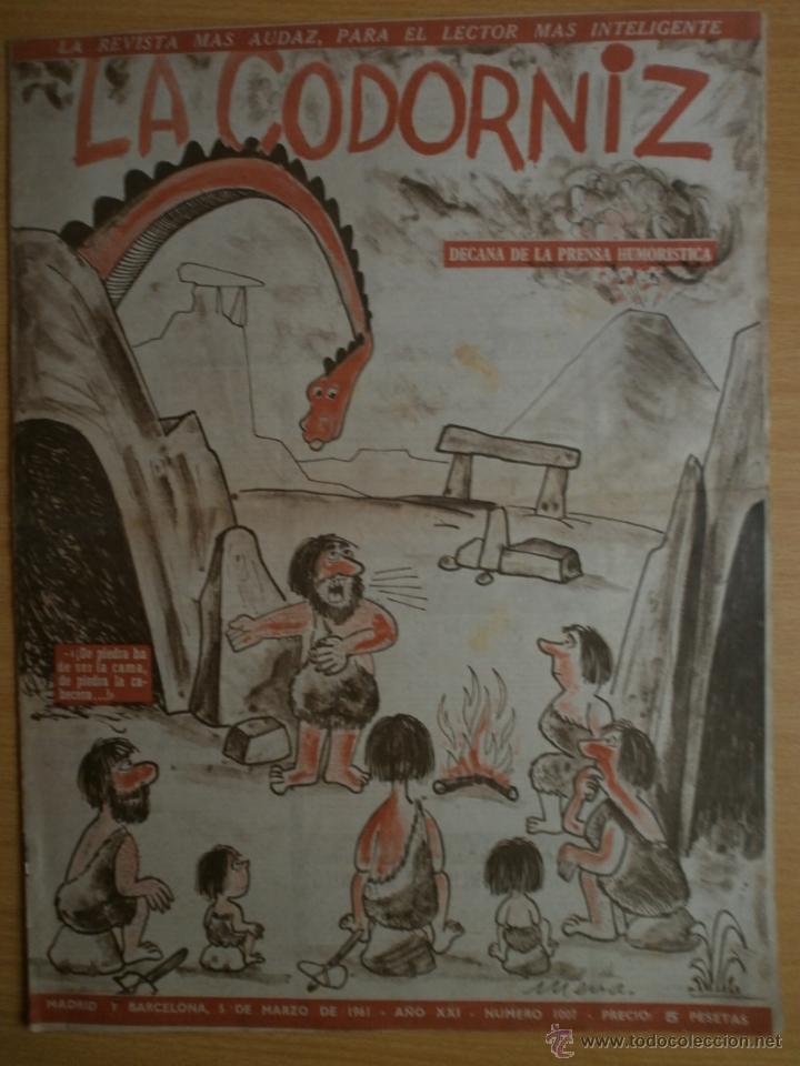 Coleccionismo de Revistas y Peri&oacute;dicos: LA CODORNIZ N&ordm;1007. A&Ntilde;O 1961.