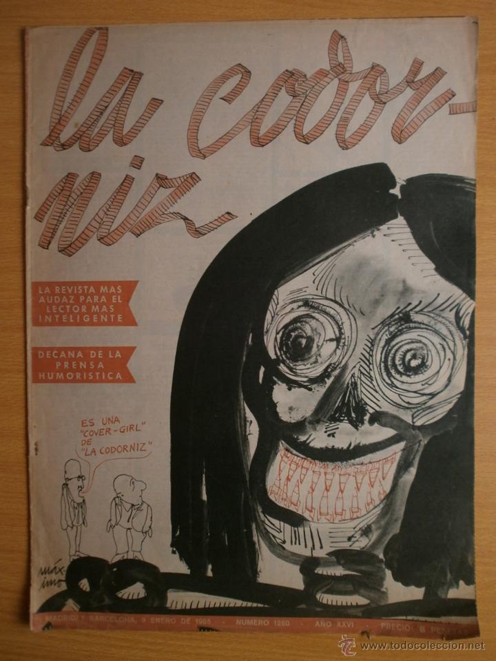 Coleccionismo de Revistas y Peri&oacute;dicos: LA CODORNIZ N&ordm;1260. A&Ntilde;O 1966.