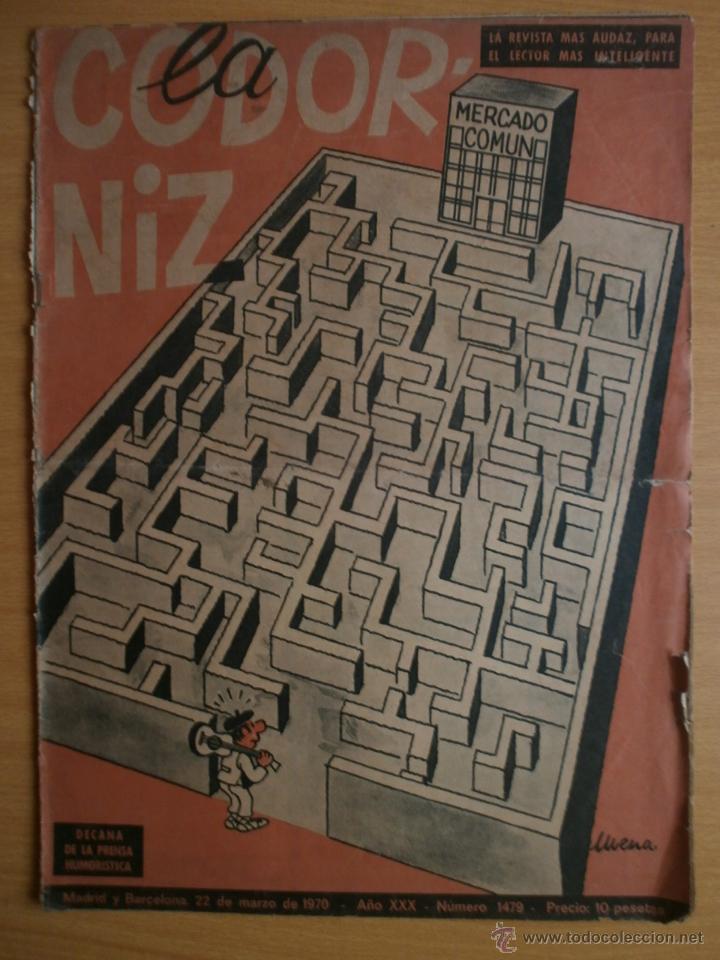 Coleccionismo de Revistas y Peri&oacute;dicos: LA CODORNIZ N&ordm;1479. A&Ntilde;O 1970.
