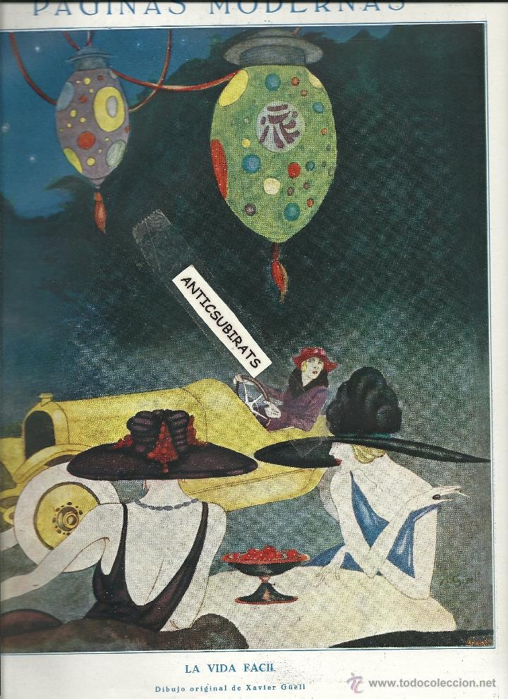 Coleccionismo de Revistas y Peri&oacute;dicos: REVISTA A&Ntilde;O 1922 LAS CUEVAS DEL PUERTO ALMERIA ALCAZABA ART DECO LA VIDA FACIL XAVIER G&Uuml;ELL