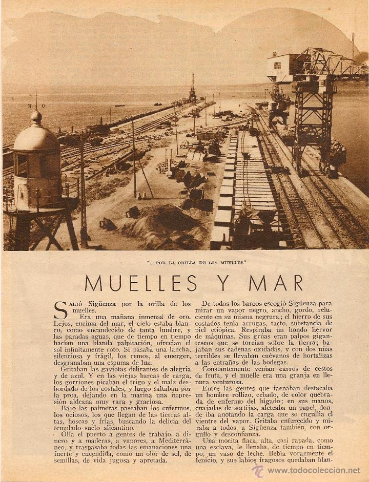 Colecionismo de Revistas e Jornais: Muelles y mar / cuento de Gabriel Mir&oacute; - 1932