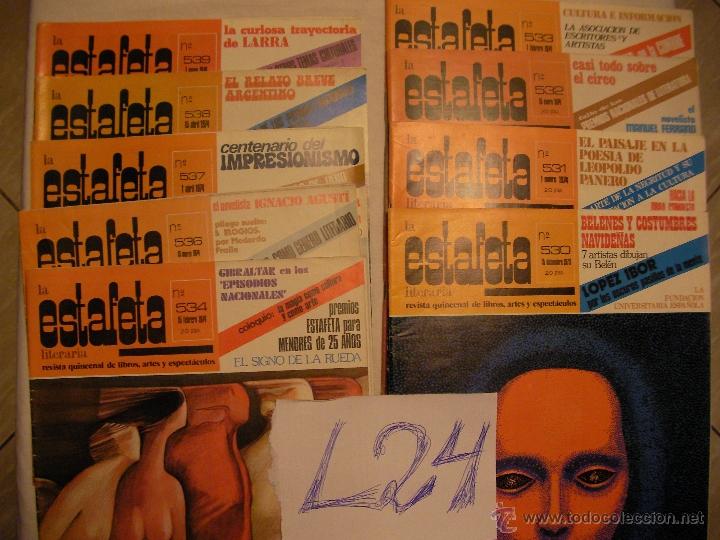 Collectionnisme de Revues et Journaux: GRAN LOTE DE ANTIGUAS REVISTAS LA ESTAFETA (A&Ntilde;OS 60-70) - ENVIO GRATIS A ESPA&Ntilde;A