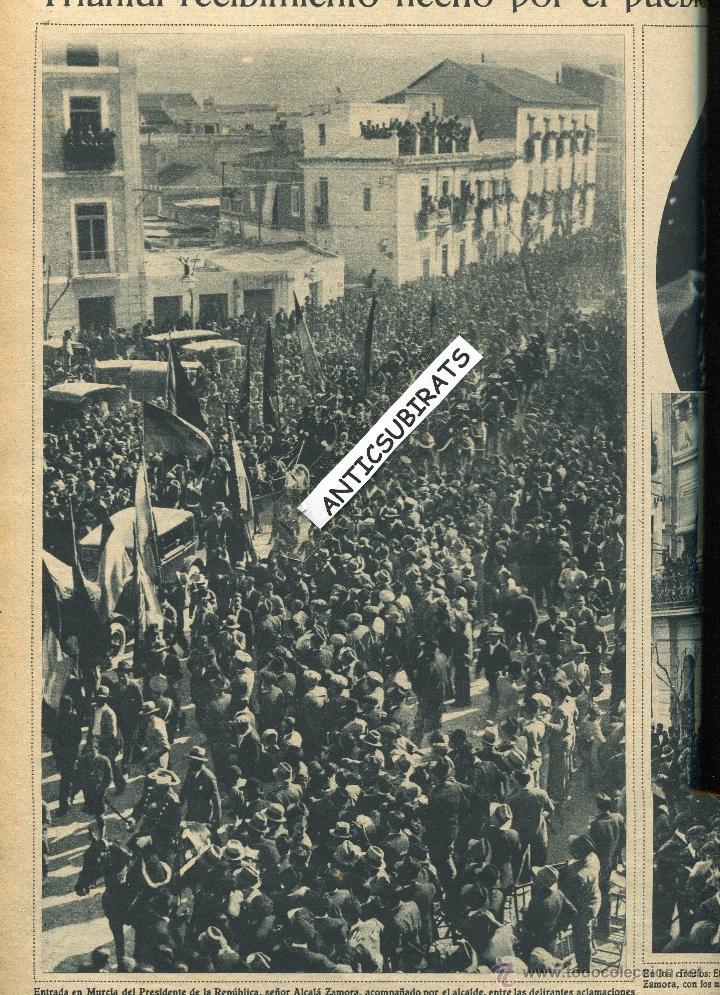 Coleccionismo de revistas y peri&oacute;dicos: 1932 CAMPEONATO DE ESQUI EN LA MOLINA ALCALA ZAMORA EN MURCIA FOTOS ANTIGUAS FUTBOL IBAIONDO ARENAS