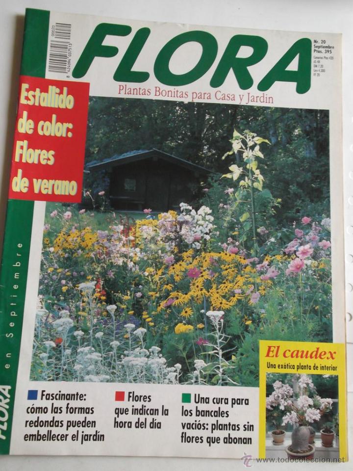 Coleccionismo de revistas y peri&oacute;dicos: Revista Flora n&ordm; 20. Plantas bonitas para casa y jard&iacute;n. Ver contenido en la foto.