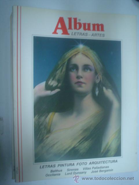 Coleccionismo de Revistas y Peri&oacute;dicos: ALBUM LETRAS-ARTES N&ordm; 5
