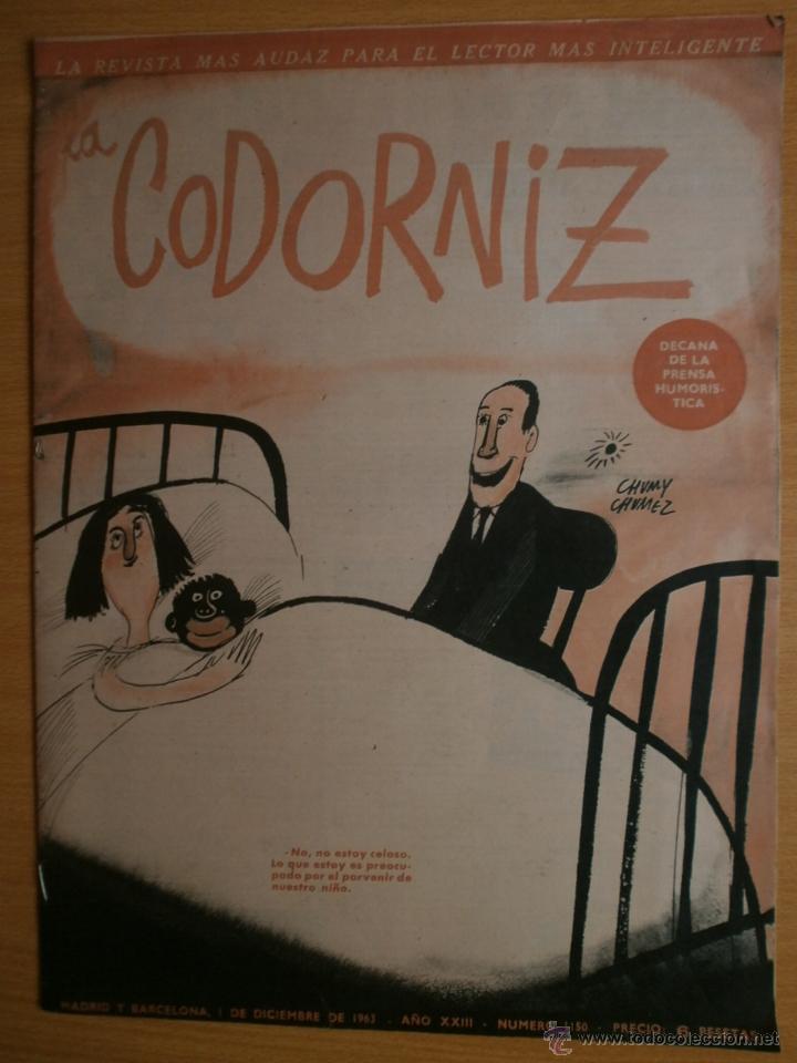 Coleccionismo de Revistas y Peri&oacute;dicos: LA CODORNIZ N&ordm;1150. A&Ntilde;O 1963.