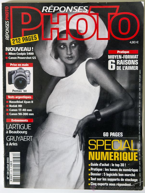 Collezionismo di Riviste e Giornali: REVISTA FRANCESA DE FOTOGRAFIA R&Eacute;PONSES PHOTO N&ordm; 136 JUNIO 2003