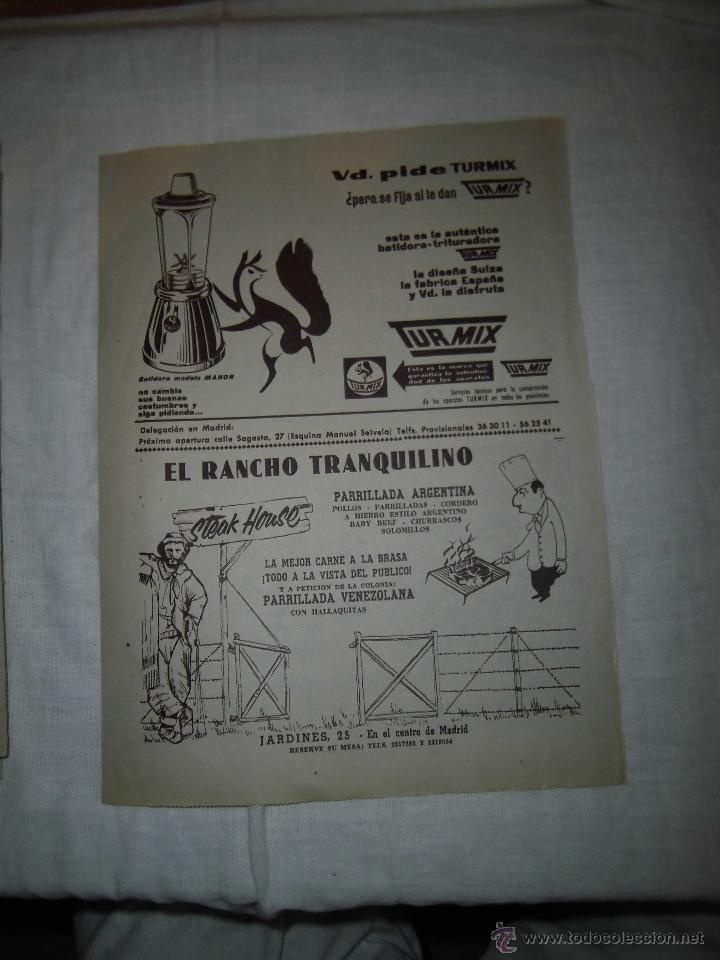 Collezionismo di Riviste e Giornali: BATIDORA TURMIX HOJA DE REVISTA ABC 1960