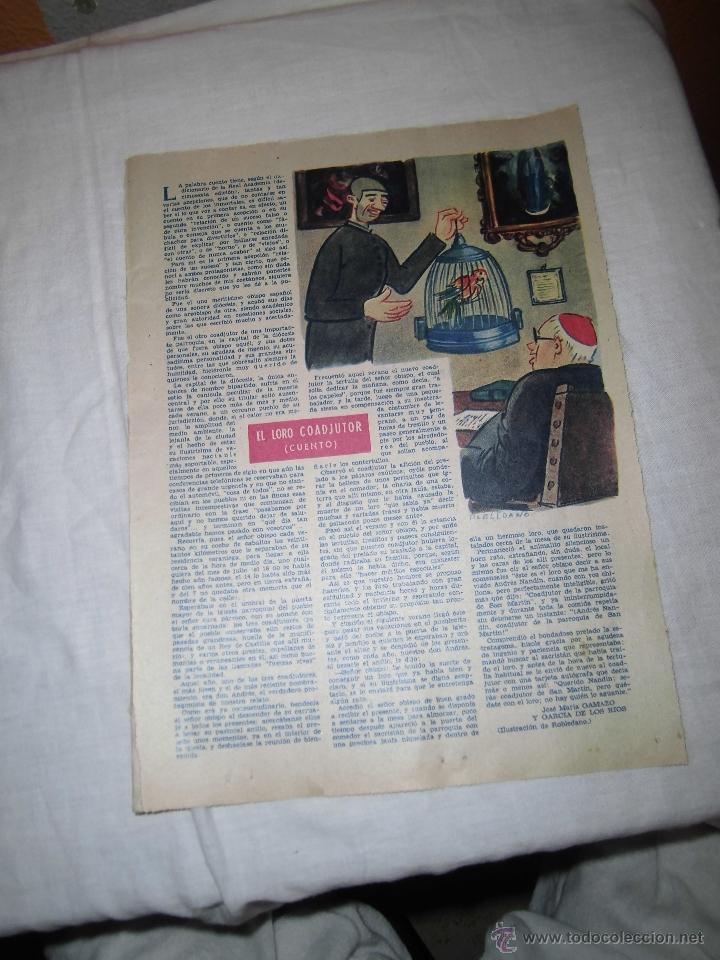 Coleccionismo de Revistas y Peri&oacute;dicos: EL LORD COADJUTOR(CUENTO) JOSE MARIA GAMAZO Y GARCIA DE LOS RIOS HOJA DE REVISTA ABC 1960
