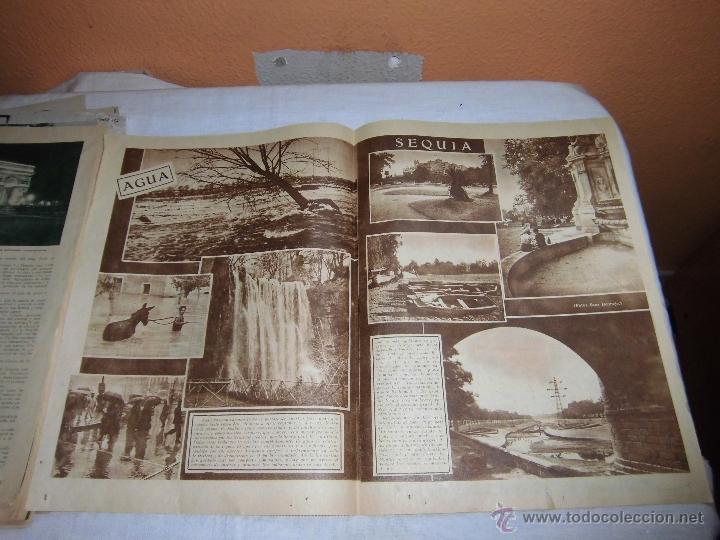 Coleccionismo de revistas y peri&oacute;dicos: AGUA,SEQUIA 2 HOJAS DE REVISTA ABC 1949