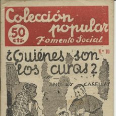 Coleccionismo de Revistas y Periódicos: COLECCION POPULAR, FOMENTO SOCIAL, QUIENES SON LOS CURAS?. Lote 40645719