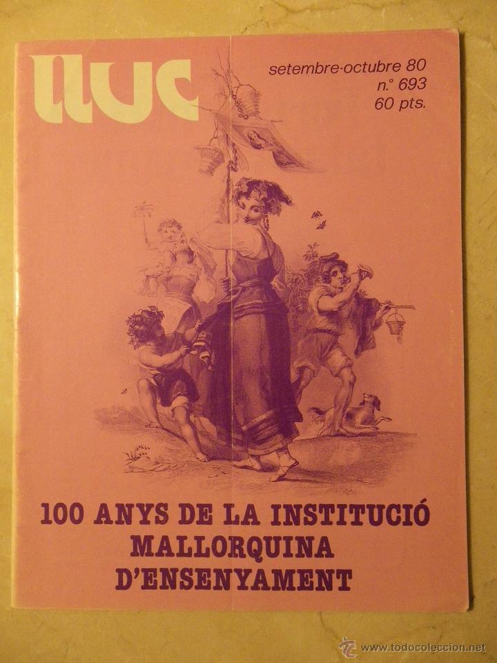 Coleccionismo de Revistas y Peri&oacute;dicos: revista Lluc, n&ordm; 693, Septiembre-Octubre 1980.