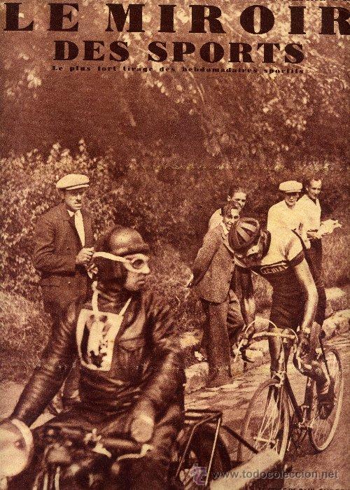 Coleccionismo de Revistas y Peri&oacute;dicos: LE MIROIR DES SPORTS 23 junio 1936 N&ordm; 889 CICLISMO 42&ordf; BORDEAUX-PAR&Iacute;S