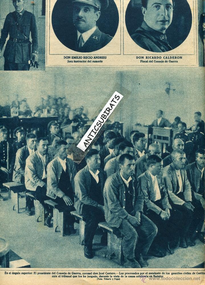 Collezionismo di Riviste e Giornali: REVISTA A&Ntilde;O 1933 BARONESA DE ALCAHALI MARGARITA RUIZ DE LIHORI PORCESADOS SUCESOS DE CASTILBLANCO
