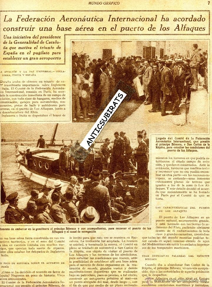 Coleccionismo de Revistas y Peri&oacute;dicos: REVISTA A&Ntilde;O 1933 PORT DELS ALFACS ALFAQUES SAN CARLOS DE LA RAPITA CARLES SEMANA SANTA DEL CA&Ntilde;AMERAL