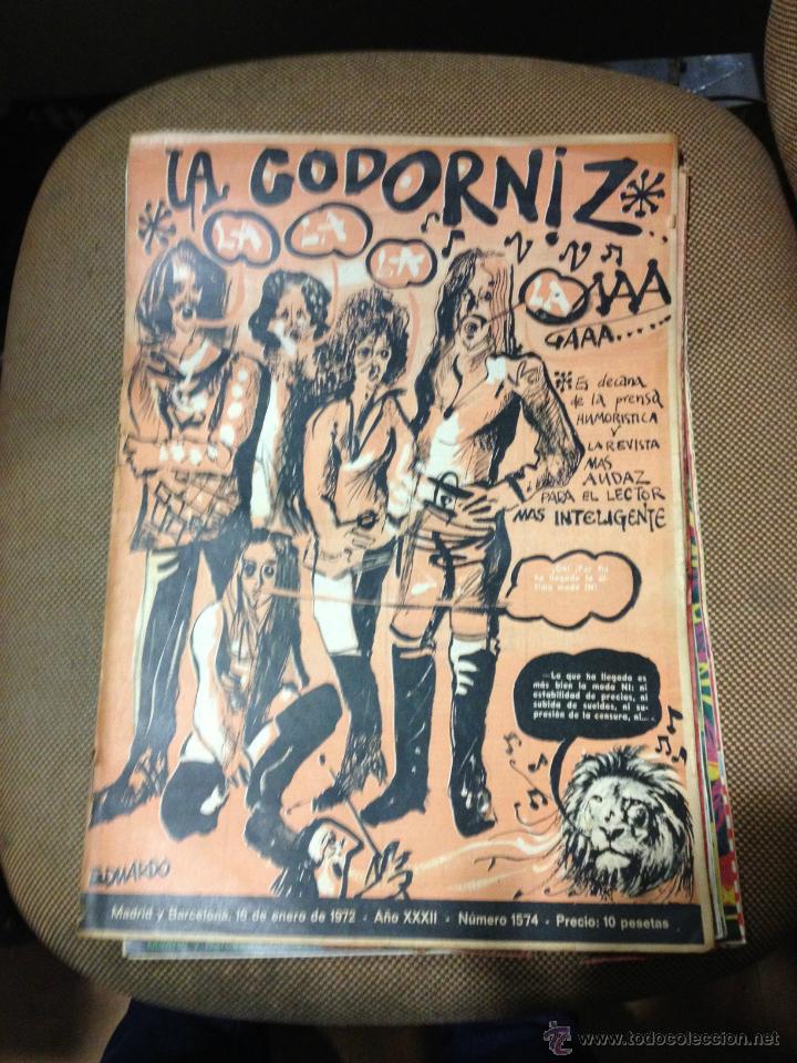 Coleccionismo de Revistas y Peri&oacute;dicos: REVISTA LA CODORNIZ .16 DE ENERO DE 1972. A&Ntilde;O XXXII. N&ordm; 1574. LA LA LA