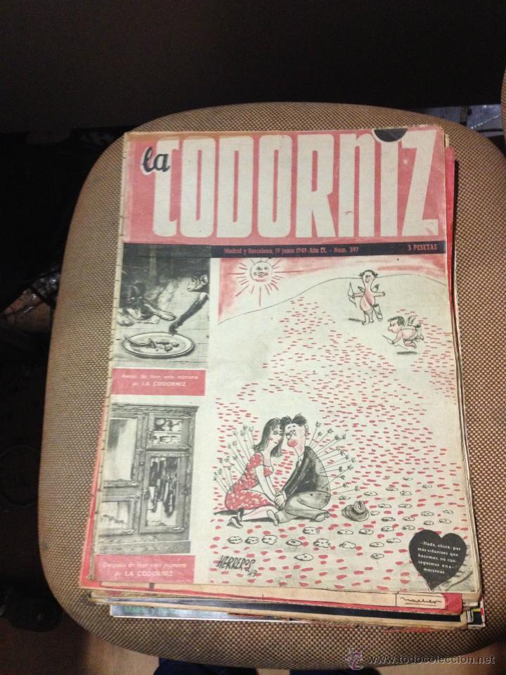 Coleccionismo de Revistas y Peri&oacute;dicos: REVISTA LA CODORNIZ .19 DE JUNIO DE 1949. A&Ntilde;O IX. N&ordm; 397.
