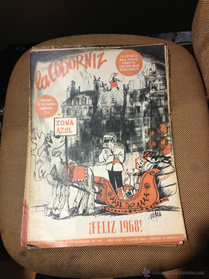 Coleccionismo de Revistas y Peri&oacute;dicos: REVISTA LA CODORNIZ .31 DE DICIEMBRE DE 1967. A&Ntilde;O XXVII. N&ordm; 1363. FELIZ 1968