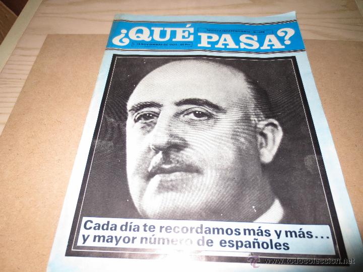 Collection Magazines and Newspapers: que pasa.  franco