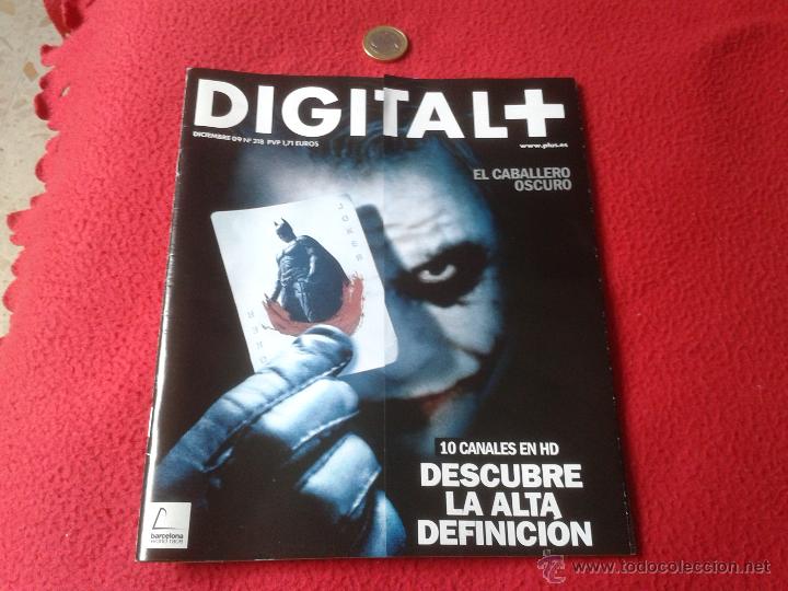 Collection Magazines and Newspapers: REVISTA DIGITAL+ PLUS DICIEMBRE 09 2009 N&ordm; 218 EL CABALLERO OSCURO CINE SERIES DEPORTE ...