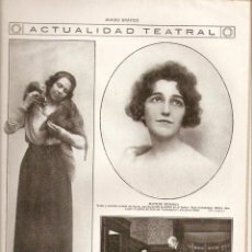 Coleccionismo de Revistas y Periódicos: AÑO 1920 MATILDE REVENGA MUERTE PEPE ESTRAÑI VIDA MUERTE ENTIERRO BENITO PEREZ GALDOS