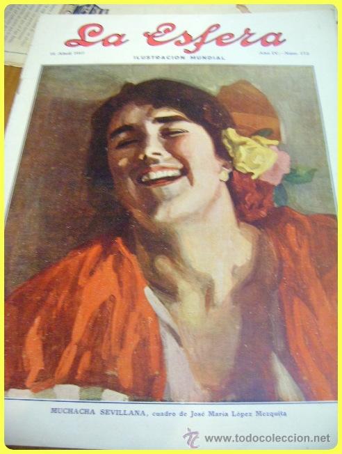 Collezionismo di Riviste e Giornali: La esfera revista, 1917 abril, n&uacute;mero 172