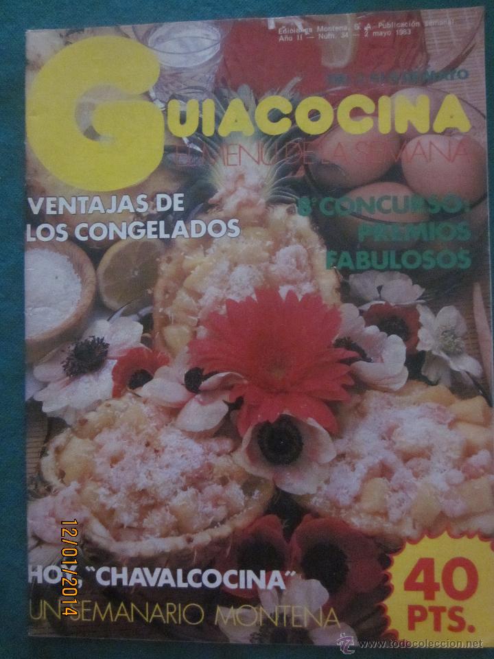 Coleccionismo de revistas y peri&oacute;dicos: Guiacocina n&ordm;34 a&ntilde;o 1983