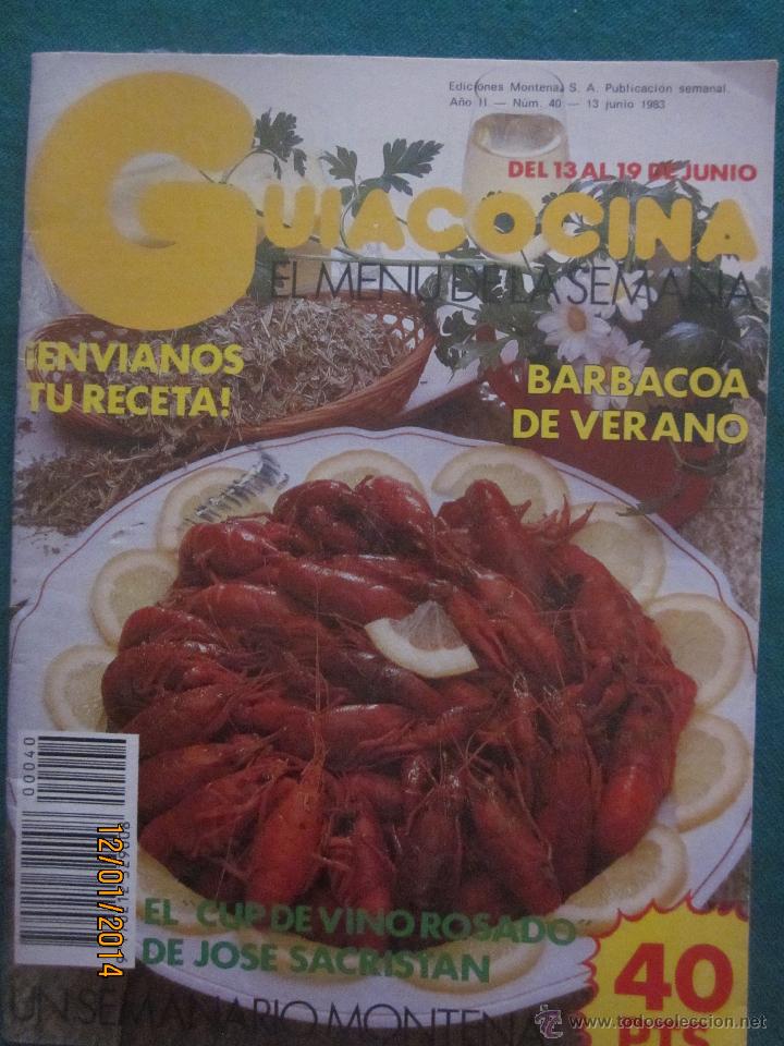 Coleccionismo de revistas y peri&oacute;dicos: Guiacocina n&ordm;40 a&ntilde;o 1983