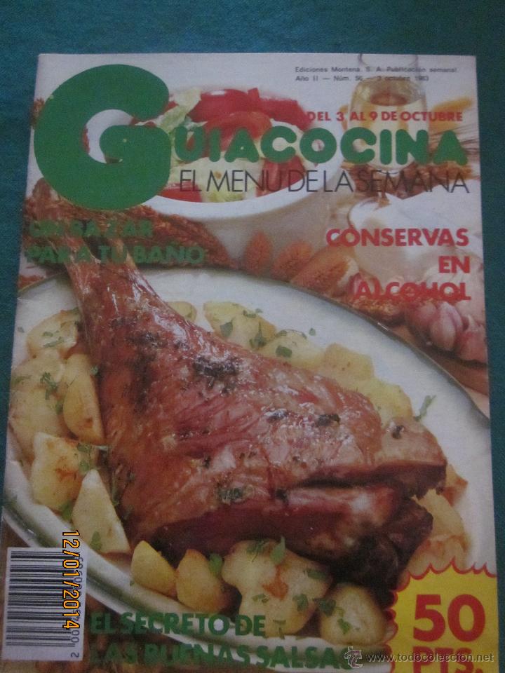 Coleccionismo de revistas y peri&oacute;dicos: Guiacocina n&ordm;56 a&ntilde;o 1983