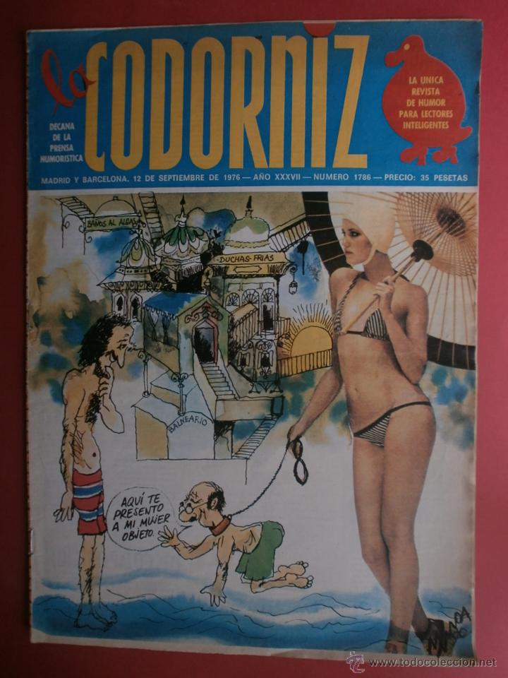 Coleccionismo de Revistas y Peri&oacute;dicos: LA CODORNIZ N&ordm;1786. A&Ntilde;O 1976.